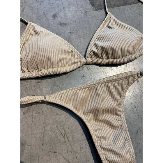 Bikini Mujer Tornasolada Budamaonline Beige L