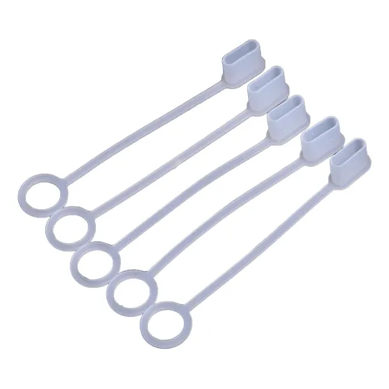 Proteção Tampa Cabo Tipo C Macho Plug Poeira Ferrug Silicone
