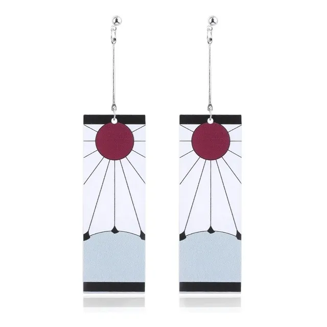 Demon Slayer Kimetsu No Yaiba Aretes Pendientes Tanjiro 