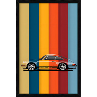 Quadro Decorativo Carros Placa 75x50 Moderno Moldura Virtual Cor Img01 Armação Preto Quadro Decorativo Carros Placa 75x50 Moderno Moldura Virtual Cor Img01 Armação Preto