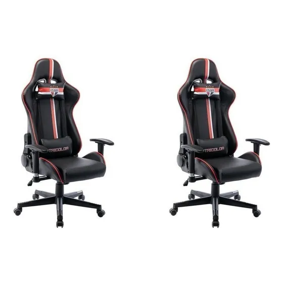 Kit 2 Cadeiras Gamer São Paulo Spfc 3318