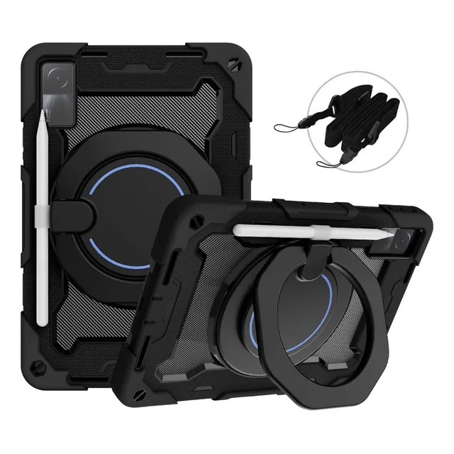 Funda Para Xiaomi Redmi Pad 10.6 (2022) Correa Rudo Aro Negr Color Negro (aro)