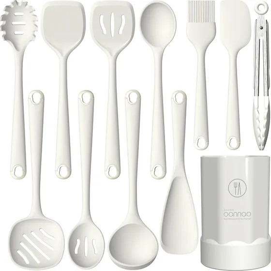 Juego De Utensilios De Silicona Resistentes Al Calor