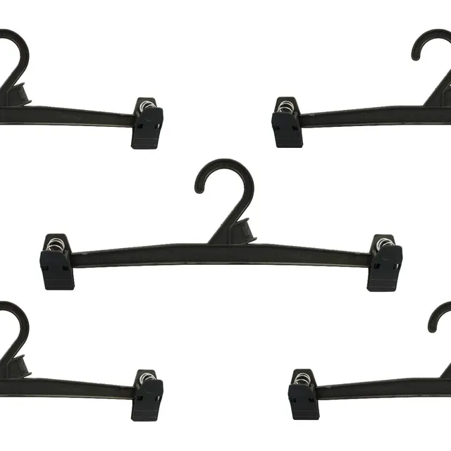 Percha Plastico Lenceria Pollera Pantalon Broche Pack 50