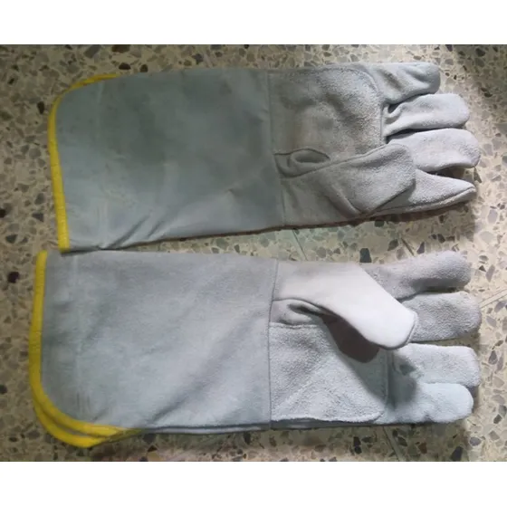 Guantes De Carnaza Para Soldador 16'' Usados (2 Pares)