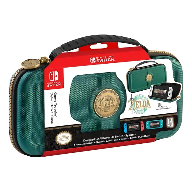 Estuche de viaje de lujo Game Traveler Zelda Tears of the Kingdom para Nintendo Switch Lite Oled