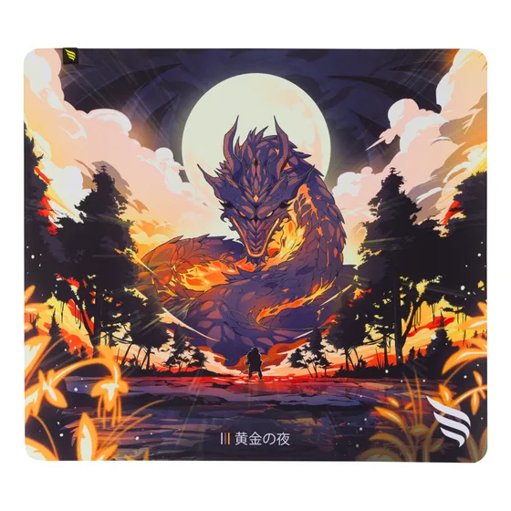 Mousepad Gamer Fallen Pantera Eco Speed++ Skydragon Estampado Dragão Grande 45x40cm