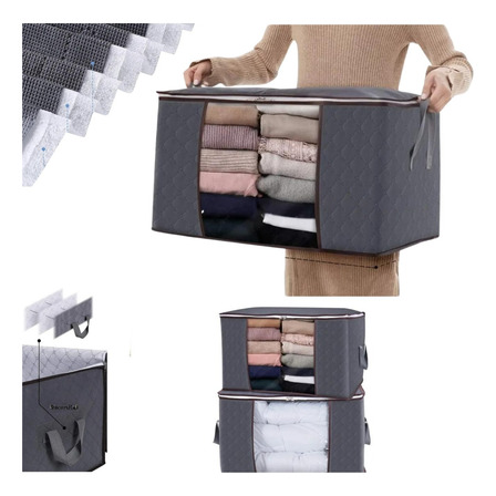 2 Organizador Closet Edredom Guarda Roupa Dobrável Grande 2 Organizador Closet Edredom Guarda Roupa Dobrável Grande