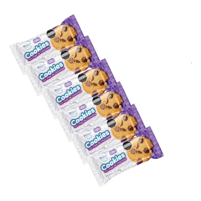 Galleta Cookies Con Chips Proteina The Protein Choice X6