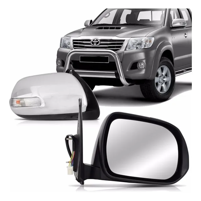 Retrovisor Toyota Hilux 12 13 14  2012 2013 2014 2015 Pisca