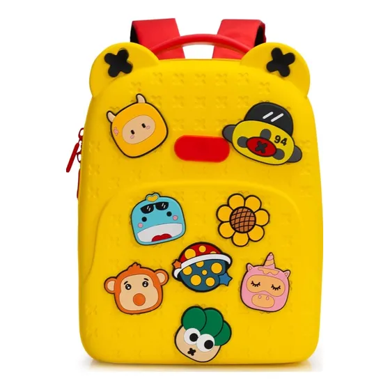 Morral Bolso Escolar  Niñas Y Niños  , Pines