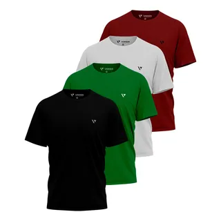 4 Camiseta Masculina Camisas Slim Voker 100% AlgodĂŁo Atacado 4 Camiseta Masculina Camisas Slim Voker 100% AlgodĂŁo Atacado
