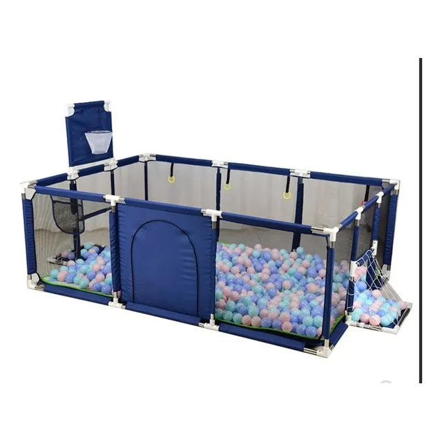 Parque Infantil Tipo Corral De Malla Para Bebes. Cancha 