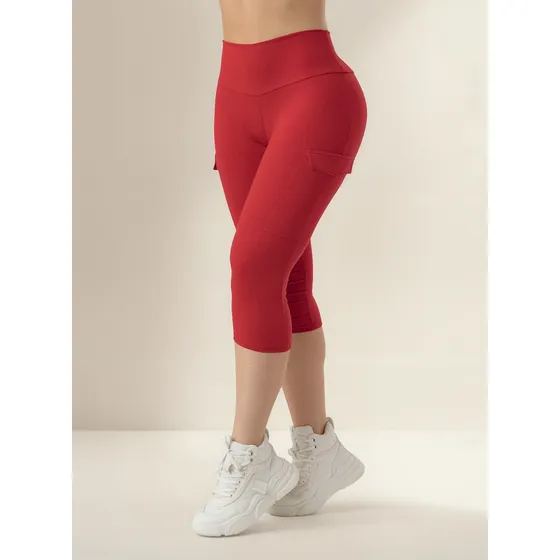 Capri Mujer Rojo Fi 5004