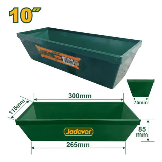 Bandeja Plastica 10 PuLG Para Mezcla Yeso Pasta Drywall