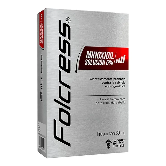 Folcress Minoxidil 5% Solución 60 Ml