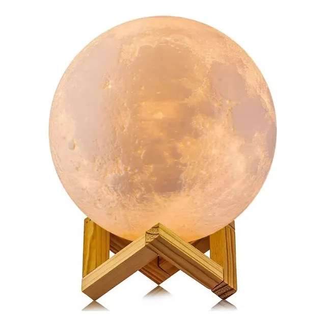 Lámpara Luna Luces Led Eléctrico Humidificador