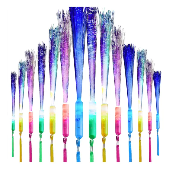 24pcs Varitas De Fibra Óptica Luz Led Para Eventos Fiesta