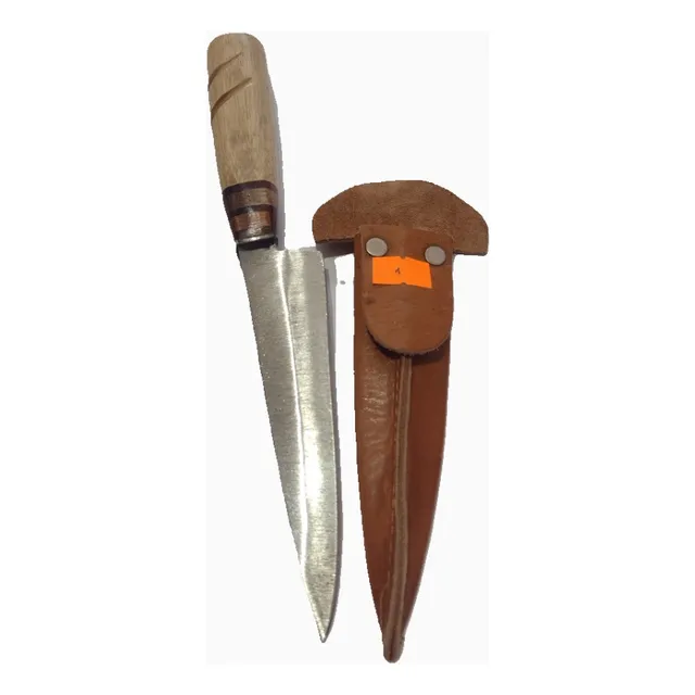 Cuchillos Tandilenses Con Funda, Acero Al Carbono, 26cm,