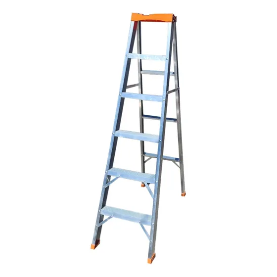 Escalera Tijera 5 Peldaños 6 Pasos Con Tapa Plástica 180cm