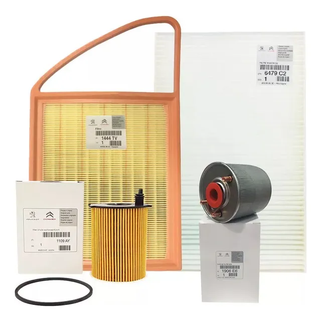 Kit 4 Filtros Originales 307, 308, 408, C4 1.6 Hdi 16v