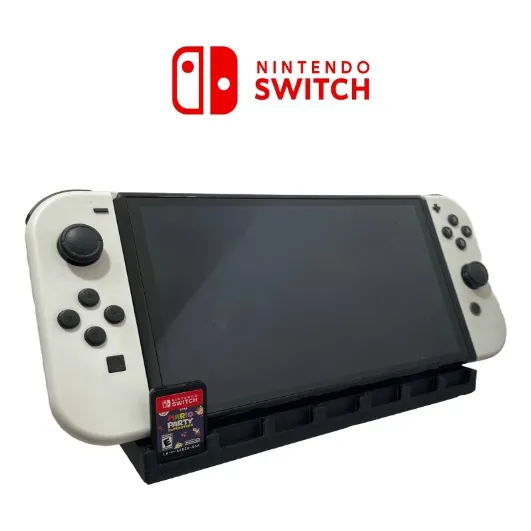 Base De Pared 2 En 1 / Nintendo Switch Oled + Base 7 Juegos