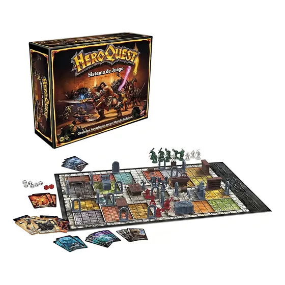 Juego De Mesa Heroquest Sistema De Juego Hasbro