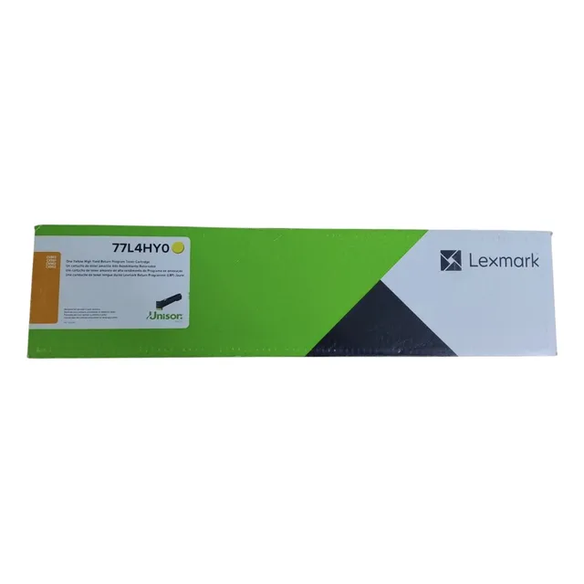 Toner Lexmark 77l4hy0 Amarillo Alto Rendimiento Original
