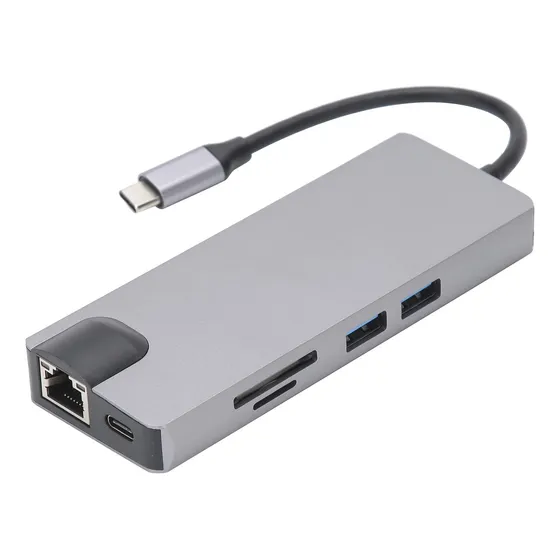 Adaptador Concentrador Tipo C Para Oficina Casa Viaje Todo
