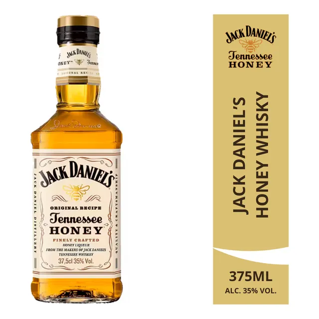 Whisky Jack Daniels Honey Mel Garrafa 375ml Original Vidro