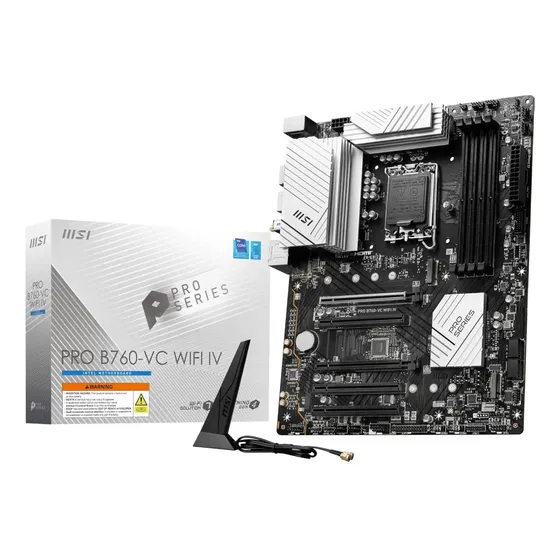 Msi Pro B760-vc Wifi Iv Proseries Motherboard (support Gen I Negro