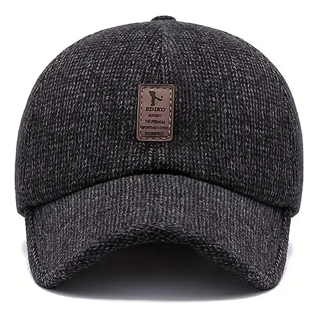 Gorro Con Visera Sombrero Invierno Con Orejeras
