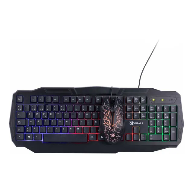 Combo Gamer Teclado + Mouse  Xlizzard Usb Cableado Dimm 
