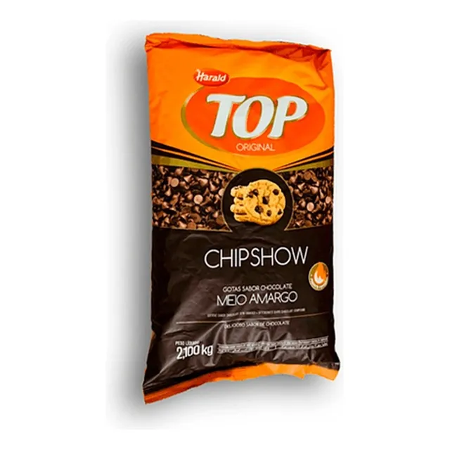 Chips De Chocolate Semi Amargo Por 2.1 Kg