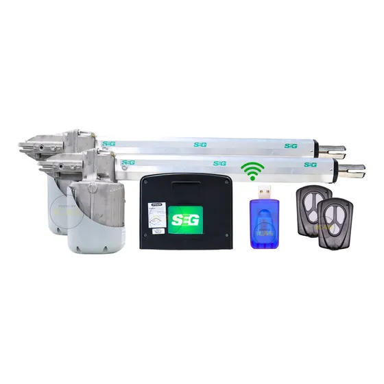 Kit Pistones Seg Combat Wifi Abatible Para Puerta Automatica