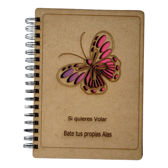 Cuandernos Y Agendas En Mdf / Diseños Personalizados
