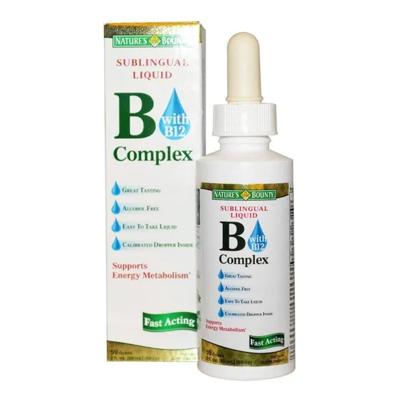 Suplemento Del Complejo De Vitamina B Nature's Bounty, 60 Ml