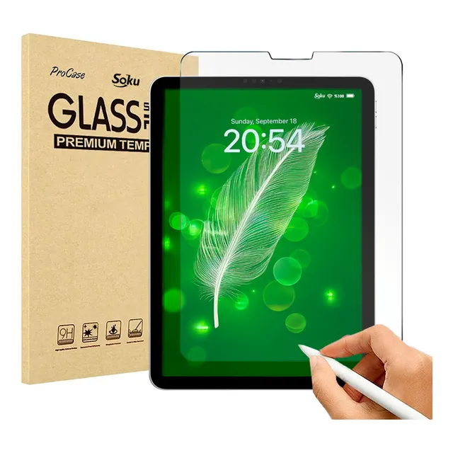 Soku Cristal Templado 9h Hd Para iPad 11 A 13in Extra Fuerte
