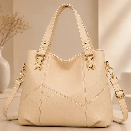 Bolsa Feminina Grande Sacola Ombro Alça Transversal Casual