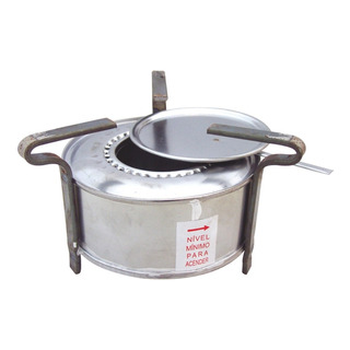 Fogareiro Álcool Portátil Espiriteira Camping Camper Rechaud Fogareiro Álcool Portátil Espiriteira Camping Camper Rechaud