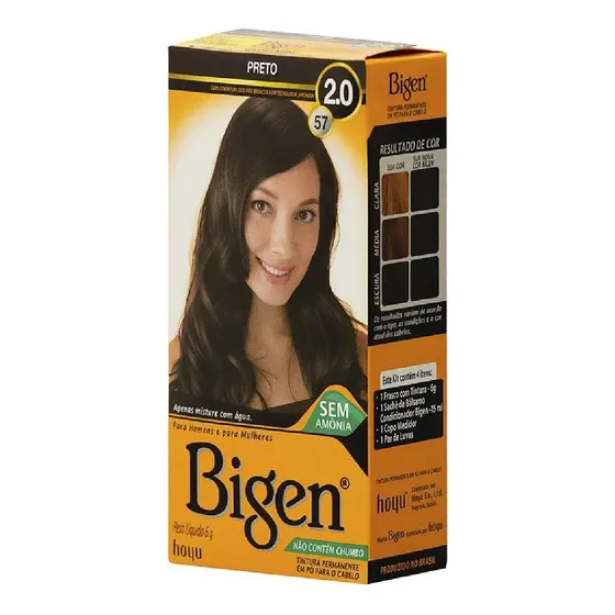 Bigen Tintura Coloração Em Pó Tinta Cabelo Sem Amônia