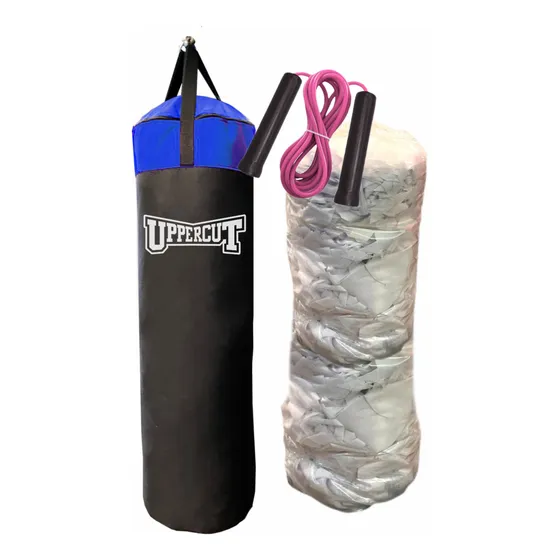 Bolsa De Boxeo Llena Lista Para Usar + Soga De Salto Gratis