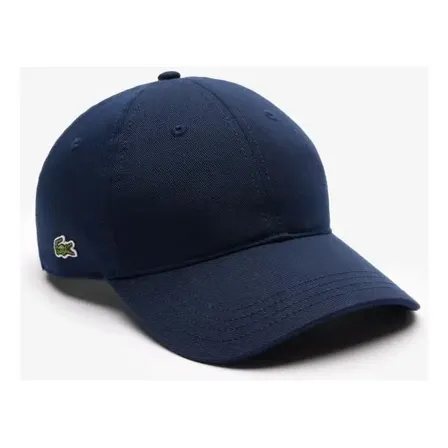 Boné Da Lacoste Unissex Em Sarja De Algodão Orgânico Cor Azul-marinho Tamanho Tu Un Liso