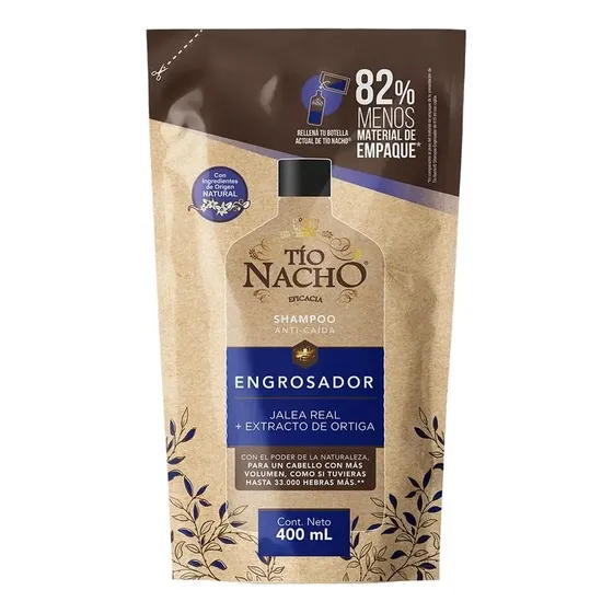 Tio Nacho Doypack Shampoo Engrosador 400ml