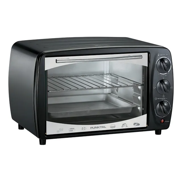 Horno de mesa eléctrico Punktal PK-120A 16L negro 220V