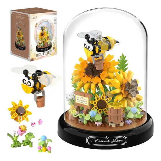 Juego De Bloques De Construcción De Ramo De Flores 548pcs