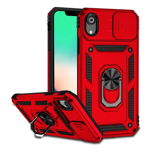 Armor Anillo Antishock Cubre Camara Deslizable Para iPhone