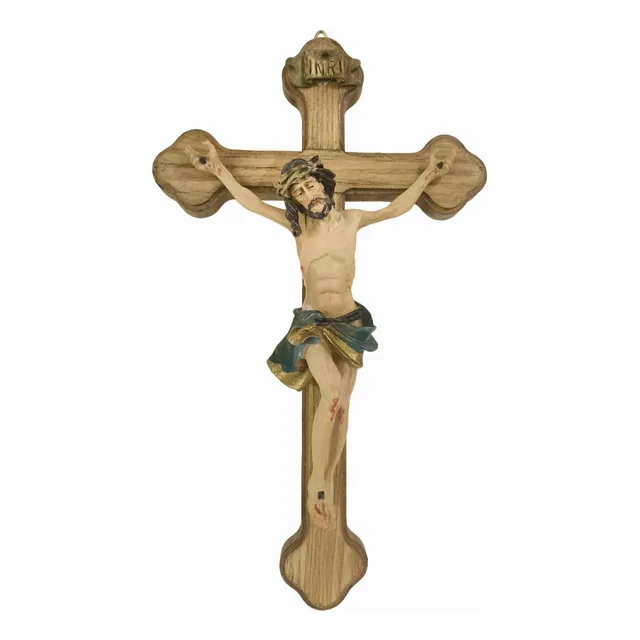 Crucifijo De Pared Grande Italiano - Santini