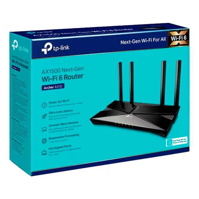 Router Wireless Tp-link Archer Wifi 6 Ax1500 Gigabit 1500mbp