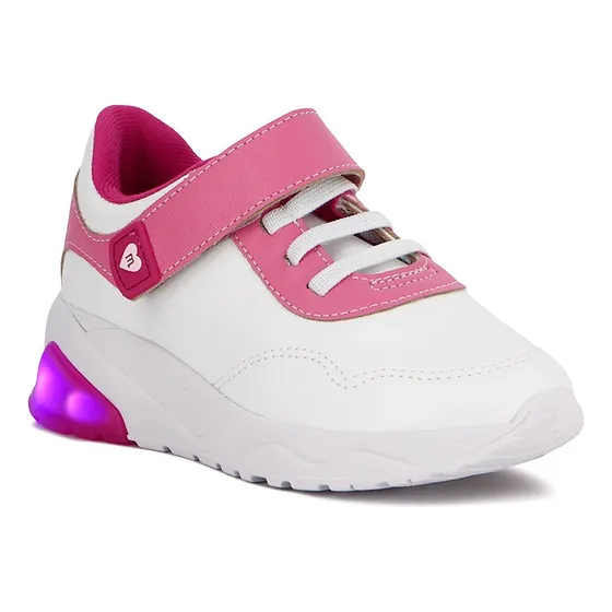 Champion De Niña Molekinha Acordonado Con Velcro Y Luces 